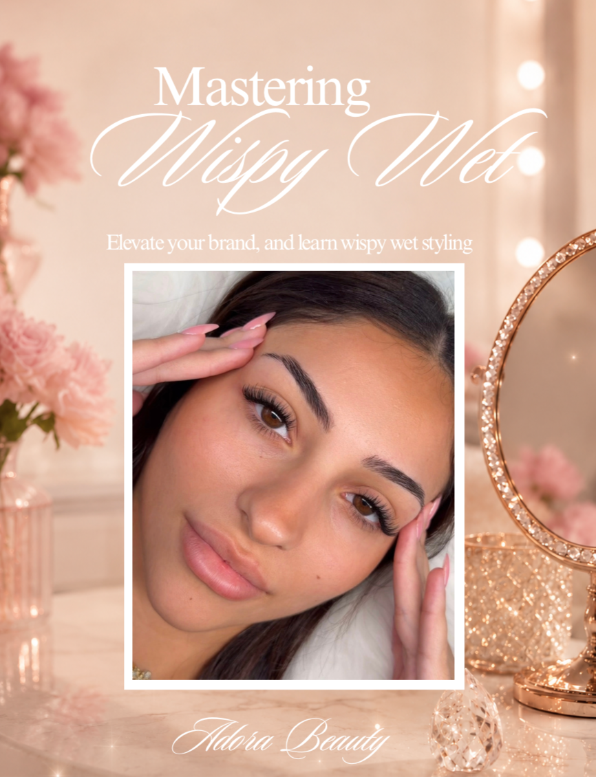 Mastering Wispy Wet - the lash ebook